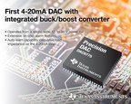 TI introduces industry's first 4-20mA DAC with integrated buck/boost converter that operates off of a single-supply