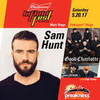 Platinum Selling Artist Sam Hunt To Headline Budweiser Infieldfest At The 142nd Preakness Stakes