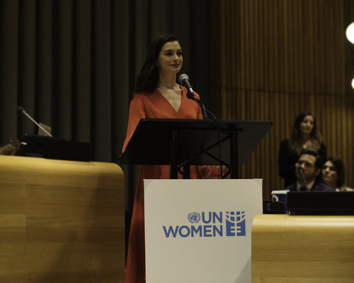 Anne Hathaway, UN Women's Global Goodwill Ambassador