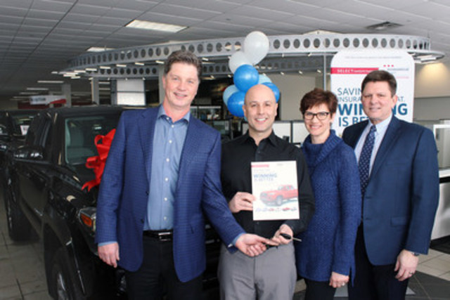 Steve McDonald of St. Albert wins 2017 Toyota Tacoma in Select Sweepstakes