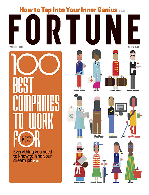 Great Place to Work® Research for 2017 Fortune 100 Best Companies