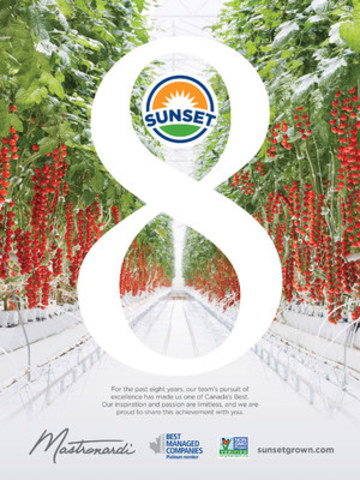 SUNSET® Named Best Managed 8 Years Strong