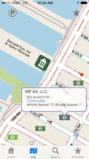 parkken app that Shows Parking for Manhattan Streets Adds Garage Locations and Details!