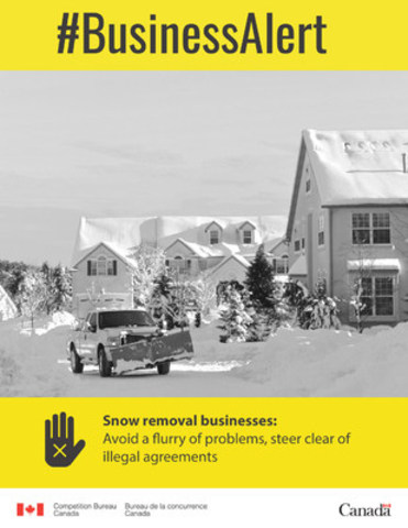 Business Alert - Snow removal businesses: Avoid a flurry of problems, steer clear of illegal agreements