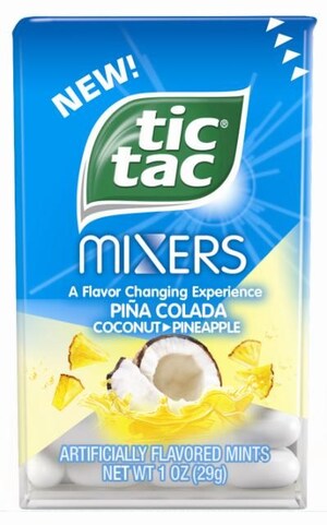 Tic Tac® Introduces New Piña Colada Tic Tac Mixers