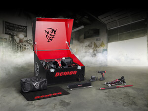 Dodge Challenger SRT Demon's Custom Crate Loaded for Speed with Exclusive Track Tool Kit through Snap-on Business Solutions