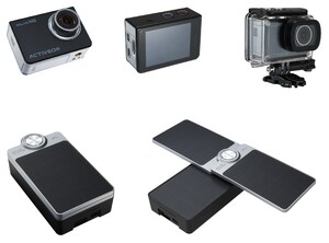 ACTIVEON launches two new action camera products including patented solar charging station in the U.S., Canada and Europe