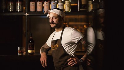 Diego Rossi, Head chef at Trippa, Milan features in the new short documentary series, 'The Art of Slow,' from super deluxe rum, Zacapa. The series sets out to explore the stories of chefs, like Diego, who are pushing the creative boundaries of gastronomy. (PRNewsFoto/Zacapa)