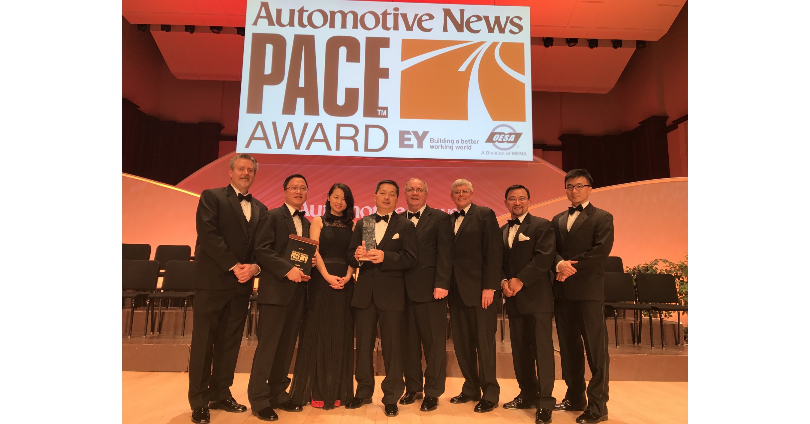 SANHUA Automotive gana el premio PACE 2017 de Automotive News - PR Newswire (Comunicado de prensa)