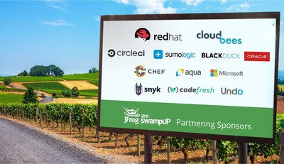swampUp 2017 partnering sponsors (PRNewsfoto/JFrog)