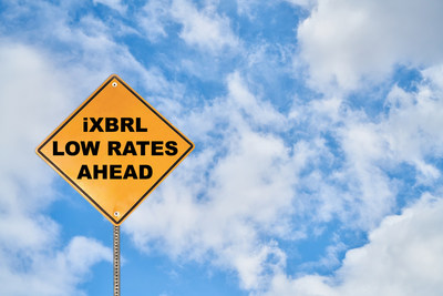 iXBRL Low Rates Ahead (PRNewsfoto/DataTracks Services Limited)