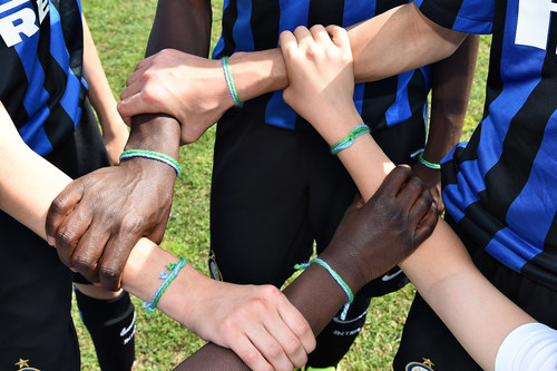 Friendship bracelet, the official symbol of the F4F programme (PRNewsfoto/Gazprom FOOTBALL FOR FRIENDSHIP)