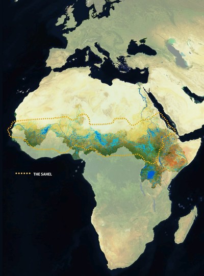 Maximum flood in 14 years (2000-2014). (PRNewsfoto/Wetlands International)