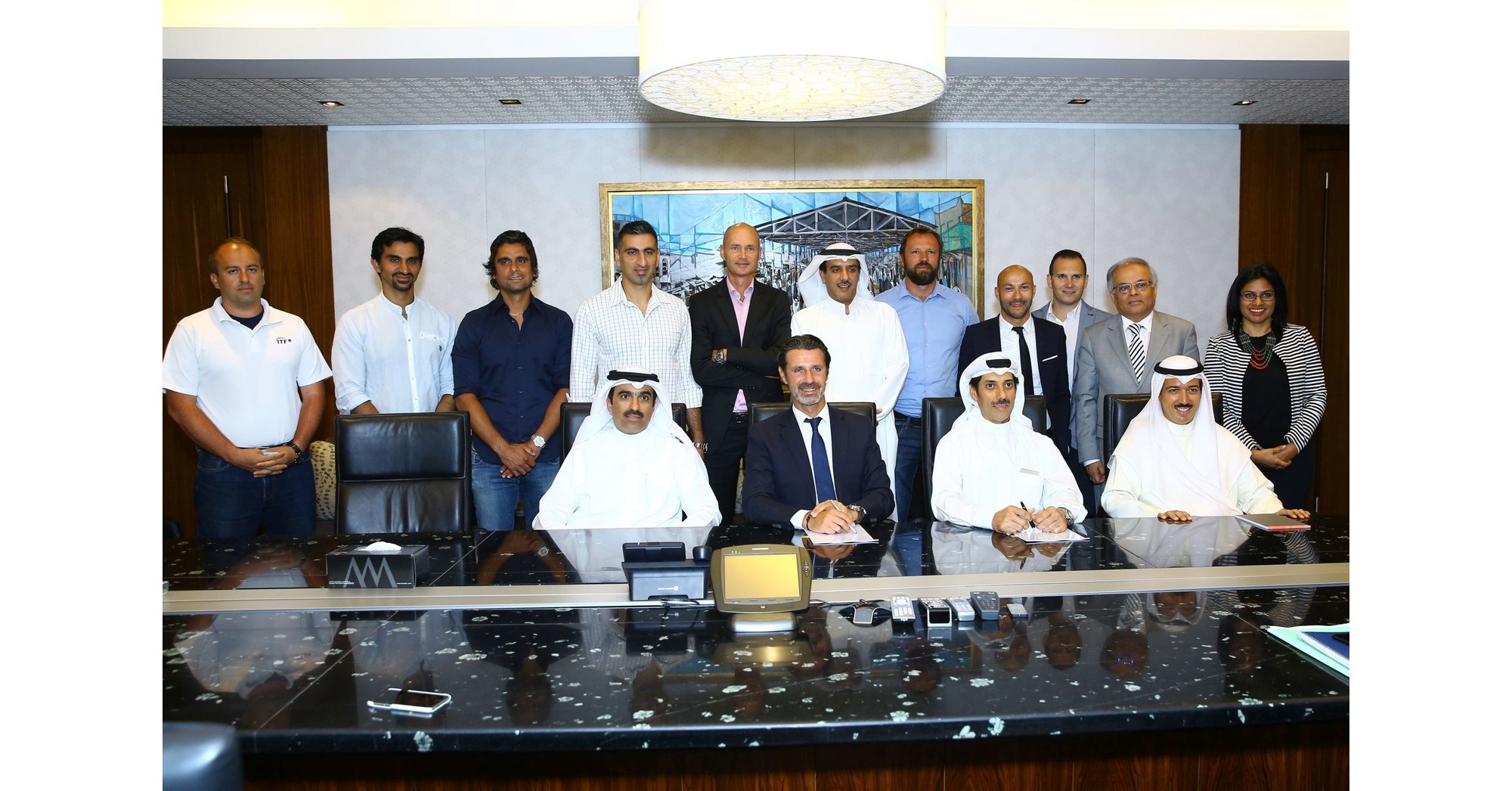 Kuwait Tennis Federation and Kuwait's Tamdeen Group Sign On One of the