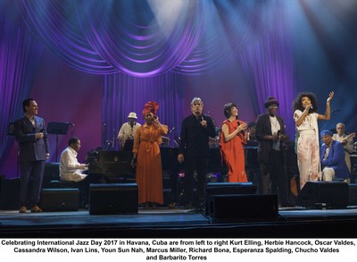 2017년 국제 재즈의 날을 전세계적으로 축하하는 행사가 쿠바 하바나에서 배우 윌 스미스가 주관하는 유명 올스타 글로벌 콘서트로 마쳐