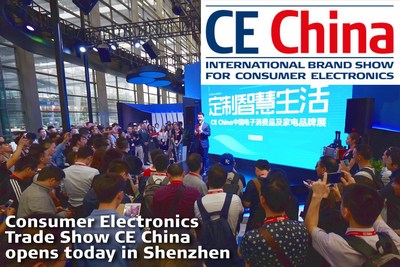 Consumer Electronics Trade Show CE China opens May 4 in Shenzhen, China. (PRNewsfoto/TVT.media GmbH)