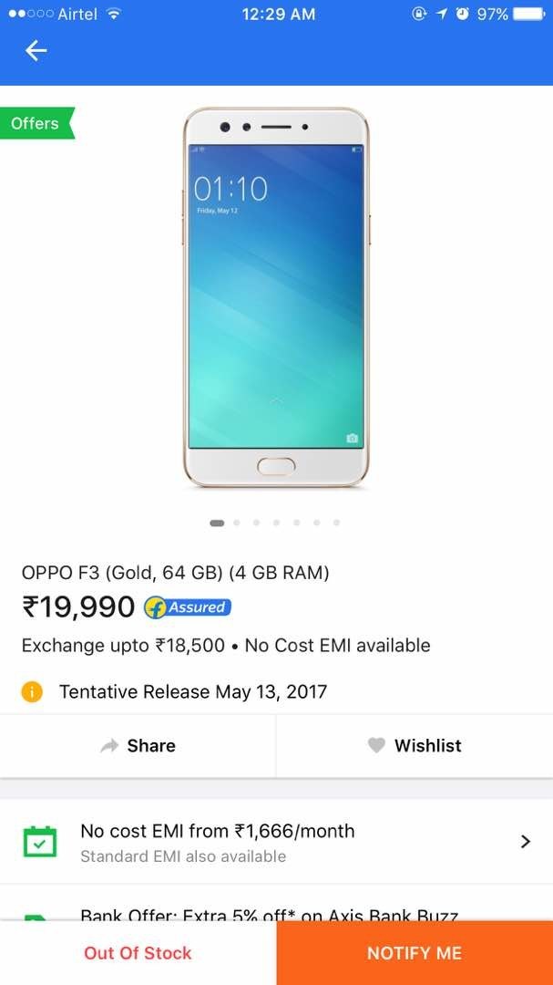 oppo a50 flipkart