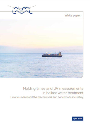 Alfa Laval Publishes White Paper on Holding Times and UV Measurements in Ballast Water Treatment