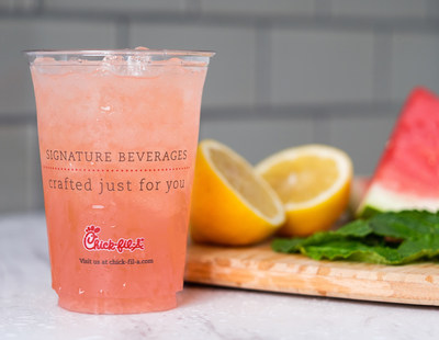 Chick-fil-A introduces new Watermelon Mint Lemonade just in time for summer.