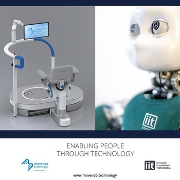 Istituto Italiano di Tecnologia and Movendo Technology launch Hunova, the first rehabilitative robot