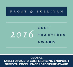 Frost &amp; Sullivan Applauds Yamaha Corporation for Catapulting to the Second Spot in the Global Tabletop Audio Conferencing Endpoint Market