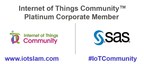 Internet of Things Community (IoT Community) Welcomes SAS as First Platinum Corporate Member