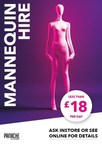 New Mannequin Hire and Rental Service From Morplan