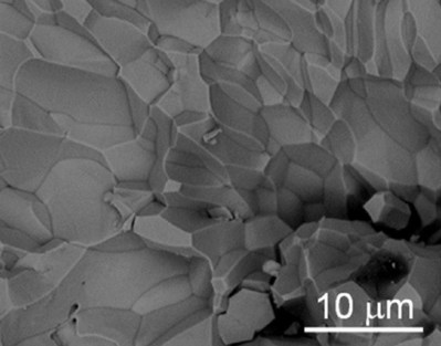 Microphotography of crystals of CoSb3 with inclusions of Indium (10 nm in 1 cm) (PRNewsfoto/NUST MISIS)