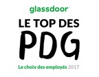 Glassdoor révèle le Top des PDG 2017 dans le cadre des prix Glassdoor du choix des employés