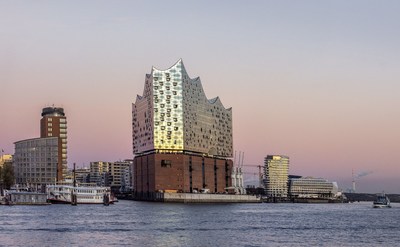 Elbphilharmonie Hamburg as a stage for world politics: political leaders meet at Hamburg's new landmark as part of G20 summit during his year's annual summit of the G20 heads of state and government from July 7 to 8 in Hamburg / Germany (photo: Christian Spahrbier) (PRNewsfoto/Hamburg Marketing GmbH)