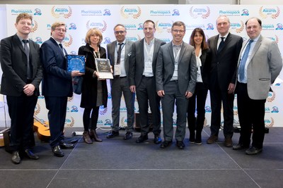 Health Product winner Sanofi & Campak at the Pharmapack Awards ceremony in February 2017 (PRNewsfoto/UBM EMEA)