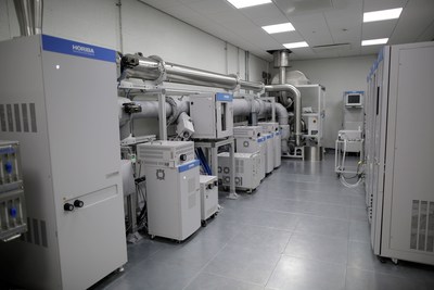 HORIBA MIRA AETC - Analyser Room fitted with state-of-the-art HORIBA Emissions Test Centre (PRNewsfoto/HORIBA MIRA)