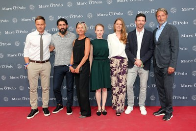 Tom Wlaschiha, Numan Acar, Hanne Jacobsen, Susanne Wuest, Katrin & Oliver Berben and Mads Mikkelsen during the 50th anniversary celebration of Marc O'Polo at its headquarters. (Photo by Gisela Schober/Getty Images for Marc O'Polo) (PRNewsfoto/MARC O’POLO)