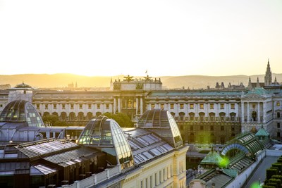 View of the Hofburg - Vienna is becoming increasingly popular as a tourist destination: 4.2% more bednights in the first half of 2017. © WienTourismus/Christian Stemper (PRNewsfoto/Vienna Tourist Board)