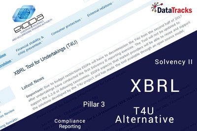 Solvency II Reporting - T4U Alternative (PRNewsfoto/DataTracks Services Limited)