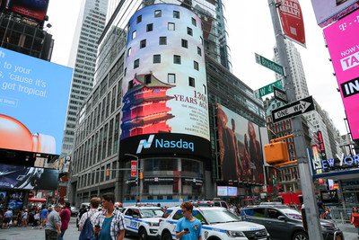 Nanchang's promotional video was live at Times Square, New York