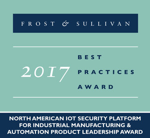 Frost &amp; Sullivan Recognizes Mocana's IoT Security Platform Product Leadership for Industrial Manufacturing and Automation