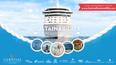 Carnival Corporation releases its 2016 sustainability report as part of the launch of its new dedicated sustainability website, available here: http://carnivalsustainability.com. The report and complementary site detail the company’s sustainability efforts and the progress made in 2016 toward its 2020 sustainability performance goals.