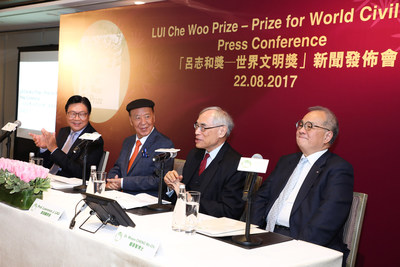 LUI Che Woo Prize - Prize for World Civilisation announces the 2017 Laureates.