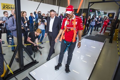 UPS Integrad Welcomes Scuderia Ferrari Driver Sebastian Vettel (PRNewsfoto/UPS)