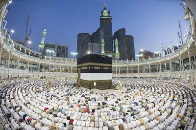 The Great Mosque of Makkah, the largest mosque in the world (PRNewsfoto/Ministry of Culture Saudi Arabia)