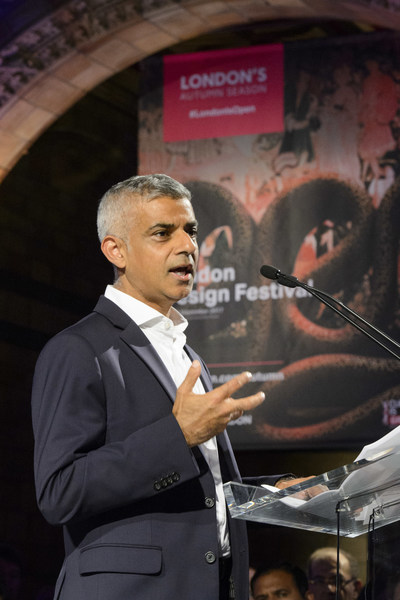 Mayor of London Sadiq Khan launches London’s Autumn Season at the Natural History Museum. At the event, the Mayor launched a bold new vision for Tourism in London, which projects that visitor numbers in the city could rise by 30 per cent by 2025, topping 40 million a year with spending set to hit £22 billion. (PRNewsfoto/London & Partners)