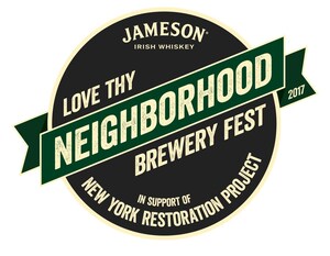 Jameson® Irish Whiskey And New York Restoration Project Launch Jameson Love Thy Neighborhood Brewery Fest To Support New York Restoration Project, A First-Of-Its-Kind Craft Beer And Whiskey Festival