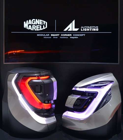 Modular “Smart Corner” Concept by Magneti Marelli (PRNewsfoto/Magneti Marelli SpA)