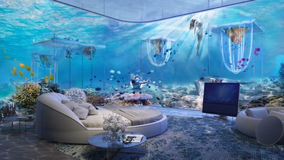 Floating Venice underwater Ca d'Oro Cabin (PRNewsfoto/Kleindienst Group)