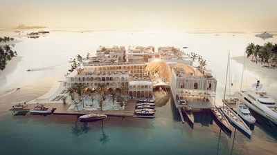 The Floating Venice Arial Overview (PRNewsfoto/Kleindienst Group)