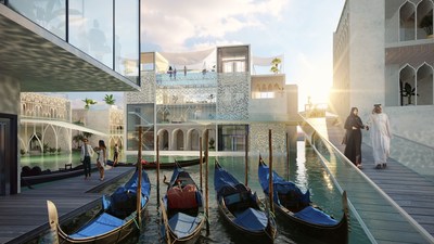 The Floating Venice gondola and Ca d'Oro view (PRNewsfoto/Kleindienst Group)