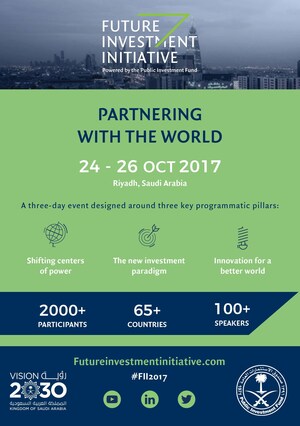 Under the Patronage of the Custodian of the Two Holy Mosques, King Salman bin Abdulaziz Al-Saud, Saudi Arabia's Public Investment Fund Launches the Future Investment Initiative