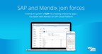 Mendix annonce un accord mondial de revendeur avec SAP afin de fournir aux entreprises un développement à faible niveau de codage permettant de construire des apps pour le web et des apps mobiles à une vitesse et une échelle sans précédent
