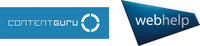Content Guru Webhelp Logo (PRNewsfoto/Content Guru and Webhelp)